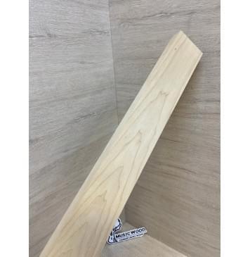 Клён Печёный 150 гр заготовка грифа безголовой гитары Тангент А 25.5х63х570 мм-3