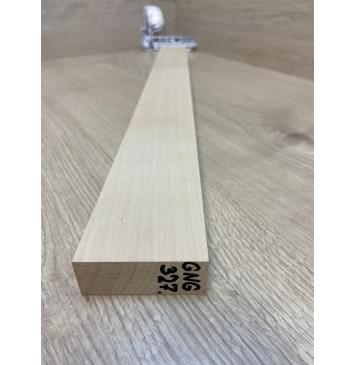 Клён Белый заготовка грифа безголовой гитары Радиал АА 23.5х63-55х580 мм-1