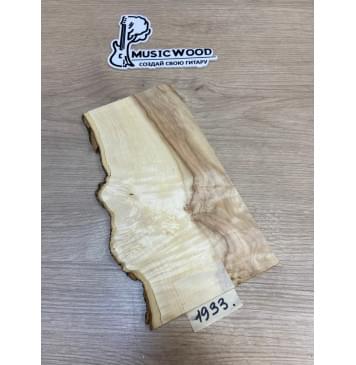 Клён Американский Каповый заготовка накладки на головку грифа Смешанный АА Кап А 5.5х115-100х225 мм-0