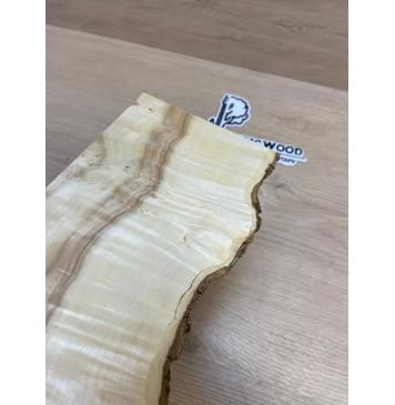 Клён Американский Каповый заготовка накладки на головку грифа Смешанный ААА Кап АА 3.5х110-100х225 мм-2