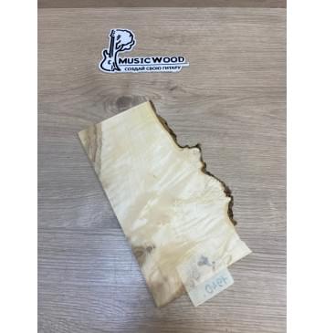 Клён Американский Каповый заготовка накладки на головку грифа Смешанный АА Кап А 4х110-100х225 мм-2