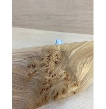 Карагач Кап заготовка накладки на головку грифа Смешанный А Кап АА 4х120-97х235 мм (с трещинами)-2