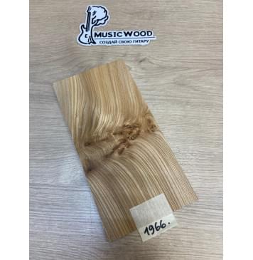 Карагач Кап заготовка накладки на головку грифа Смешанный АА Кап А 4х120х235 мм -0