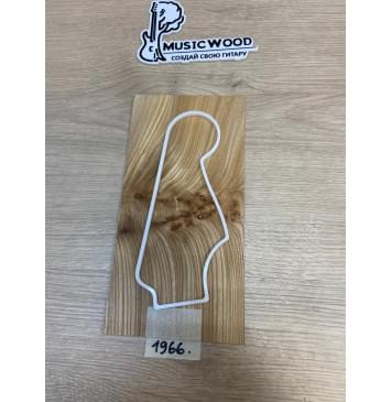 Карагач Кап заготовка накладки на головку грифа Смешанный АА Кап А 4х120х235 мм -3