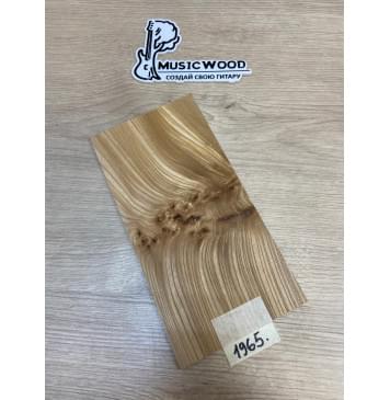 Карагач Кап заготовка накладки на головку грифа Смешанный ААА Кап АА 4х120х235 мм-0