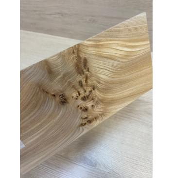 Карагач Кап заготовка накладки на головку грифа Смешанный ААА Кап АА 4х120х235 мм-1