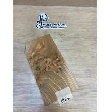 Карагач Кап заготовка накладки на головку грифа Смешанный АА Кап АА 4х120-103х235 мм-0