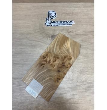 Карагач Кап заготовка накладки на головку грифа Смешанный АА Кап АА 4х120-103х235 мм-2