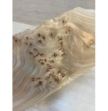 Карагач Кап заготовка накладки на головку грифа Смешанный АА Кап АА 4х120-103х235 мм-3