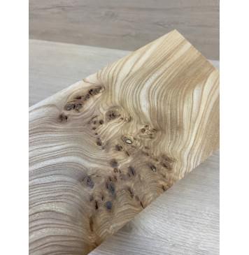 Карагач Кап заготовка накладки на головку грифа Смешанный ААА Кап ААА 4х120-110х235 мм-3