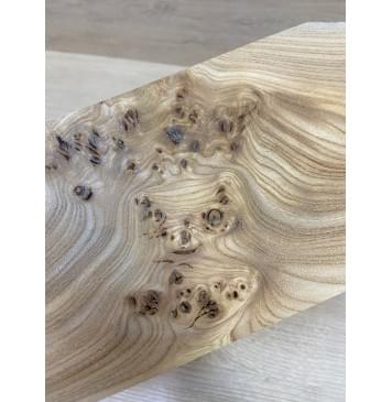 Карагач Кап заготовка накладки на головку грифа Смешанный ААА Кап ААА 4х120-110х235 мм-4