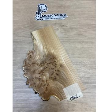 Карагач Кап заготовка накладки на головку грифа Смешанный АА Кап АА 4х145-80х250 мм-1