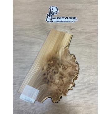 Карагач Кап заготовка накладки на головку грифа Смешанный АА Кап АА 4х145-80х250 мм-2