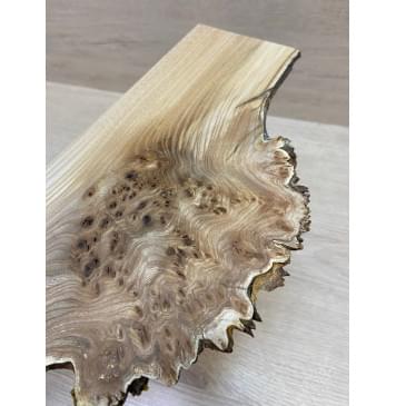 Карагач Кап заготовка накладки на головку грифа Смешанный АА Кап АА 4х145-80х250 мм-3