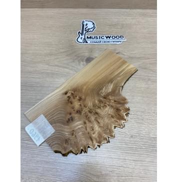 Карагач Кап заготовка накладки на головку грифа Смешанный ААА Кап ААА 3х145-100х255 мм-4