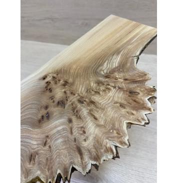 Карагач Кап заготовка накладки на головку грифа Смешанный ААА Кап ААА 3х145-100х255 мм-1