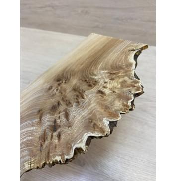 Карагач Кап заготовка накладки на головку грифа Смешанный ААА Кап ААА 4.5х130-95х220-215 мм-2