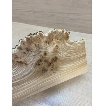 Карагач Кап заготовка накладки на головку грифа Смешанный АА Кап АА 4х125-90х210 мм-3