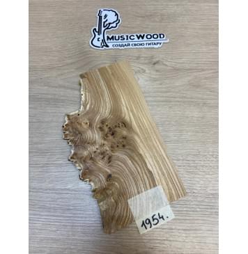 Карагач Кап заготовка накладки на головку грифа Смешанный АА Кап АА 4х120-80х220 мм-0