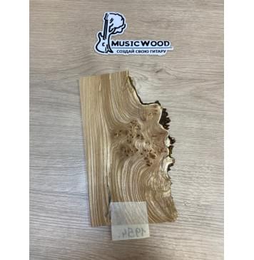 Карагач Кап заготовка накладки на головку грифа Смешанный АА Кап АА 4х120-80х220 мм-3