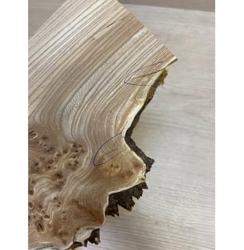 Карагач Кап заготовка накладки на головку грифа Смешанный АА Кап АА 4х120-80х220 мм-4