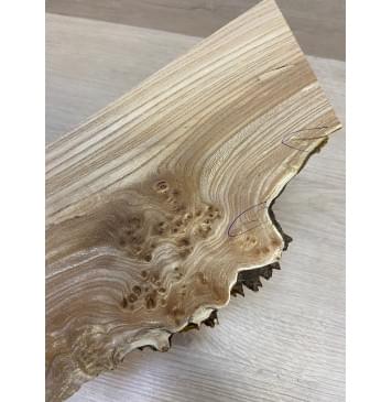 Карагач Кап заготовка накладки на головку грифа Смешанный АА Кап АА 4х120-80х220 мм-5