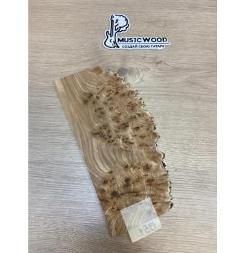 Карагач Кап заготовка накладки на головку грифа Смешанный АА Кап ААА 4х122-90х280 мм-4