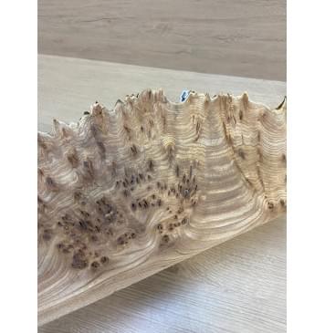 Карагач Кап заготовка накладки на головку грифа Смешанный ААА Кап ААА 4х125-95х280 мм-4