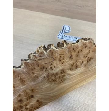 Карагач Кап заготовка накладки на головку грифа Смешанный АА Кап ААА 4х120-90х260 мм-2