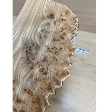 Карагач Кап заготовка накладки на головку грифа Смешанный АА Кап ААА 4х120-90х260 мм-3