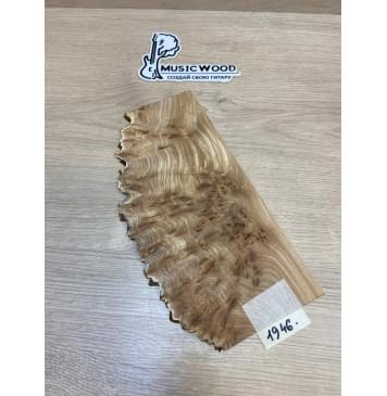 Карагач Кап заготовка накладки на головку грифа Смешанный ААА Кап ААА 4х130х280 мм-1