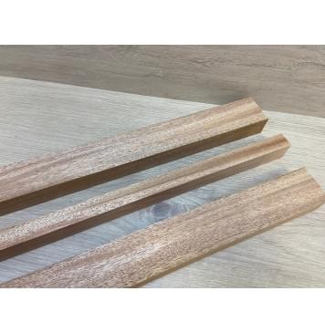 Махагон Кая заготовка грифа электрогитары Радиал ААА 30х(48-20-48)х700 мм из 3х частей-1