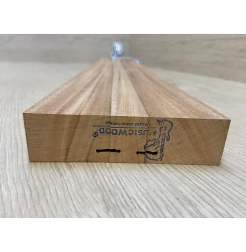 Махагон Кая заготовка грифа электрогитары Радиал ААА 30х(48-20-48)х700 мм из 3х частей-5