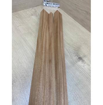 Махагон Кая заготовка грифа электрогитары Радиал ААА 30х(48-20-48)х700 мм из 3х частей-8