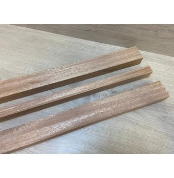 Махагон Кая заготовка грифа электрогитары Радиал ААА 30х(48-20-48)х700 мм из 3х частей-11