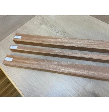 Махагон Кая заготовка грифа электрогитары Радиал ААА 30х(48-20-48)х700 мм из 3х частей-14