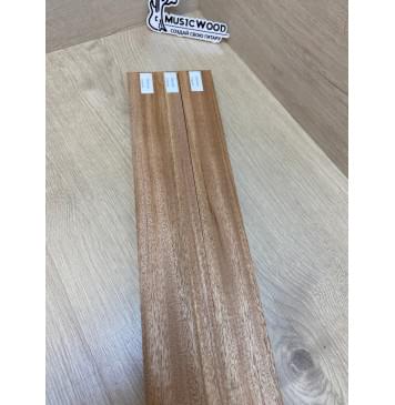 Махагон Кая заготовка грифа электрогитары Радиал ААА 30х(48-20-48)х700 мм из 3х частей-12