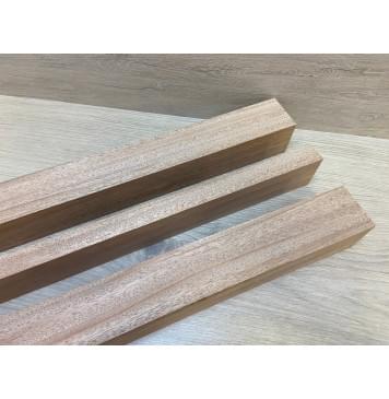 Махагон Кая заготовка грифа электрогитары Радиал ААА 49х(49-20-49)х730 мм из 3х частей-1