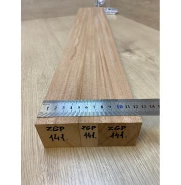 Махагон Кая заготовка грифа электрогитары Радиал ААА 49х(49-20-49)х730 мм из 3х частей-4