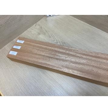 Махагон Кая заготовка грифа электрогитары Радиал ААА 49х(49-20-49)х730 мм из 3х частей-11