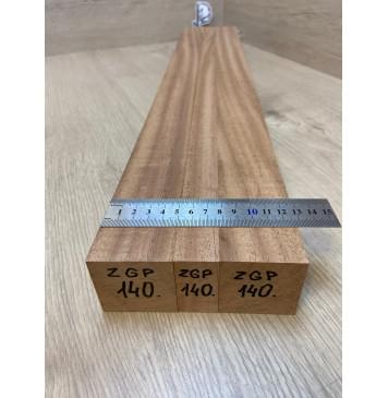 Махагон Кая заготовка грифа электрогитары Радиал АА 50х(50-24-50)х740 мм из 3х частей-3