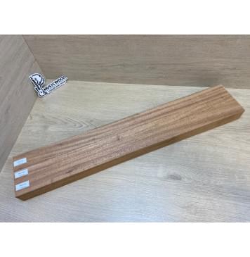 Махагон Кая заготовка грифа электрогитары Радиал АА 50х(50-24-50)х740 мм из 3х частей-9