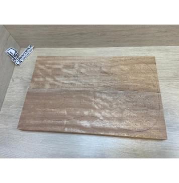 Окуме (Габон) заготовка корпуса Радиал АА 45х177х555 мм, 2шт, 474 кг/м3-0