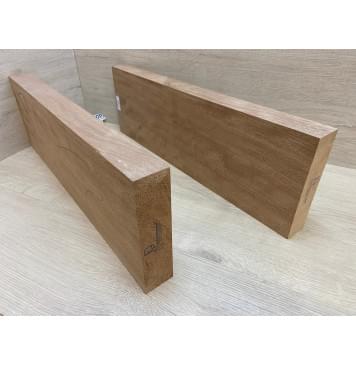 Окуме (Габон) заготовка корпуса Радиал АА 45х177х555 мм, 2шт, 474 кг/м3-7