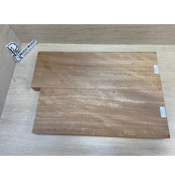 Окуме (Габон) заготовка корпуса Радиал ААА 45.5х173х510-470 мм, 2шт, 443 кг/м3-7