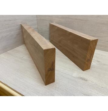 Окуме (Габон) заготовка корпуса Радиал ААА 45.5х173х510-470 мм, 2шт, 443 кг/м3-4