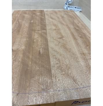 Окуме (Габон) заготовка корпуса Радиал А 45.5х172х490-475 мм, 2шт, 425 кг/м3-3