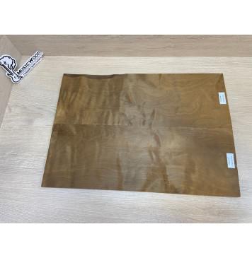 Берёза Пламенная Печеная 180гр заготовка на топ Тангент ААА Волна А 8х177х495 мм - 2 шт.(книжкой)-8