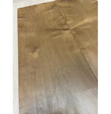 Берёза Печеная 180гр заготовка на топ Тангент А 9х180х485 мм - 2 шт.(книжкой)-7