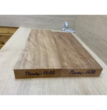 Окуме (Габон) заготовка корпуса Радиал А 45.5х173х500-465 мм, 2шт, 431 кг/м3-1